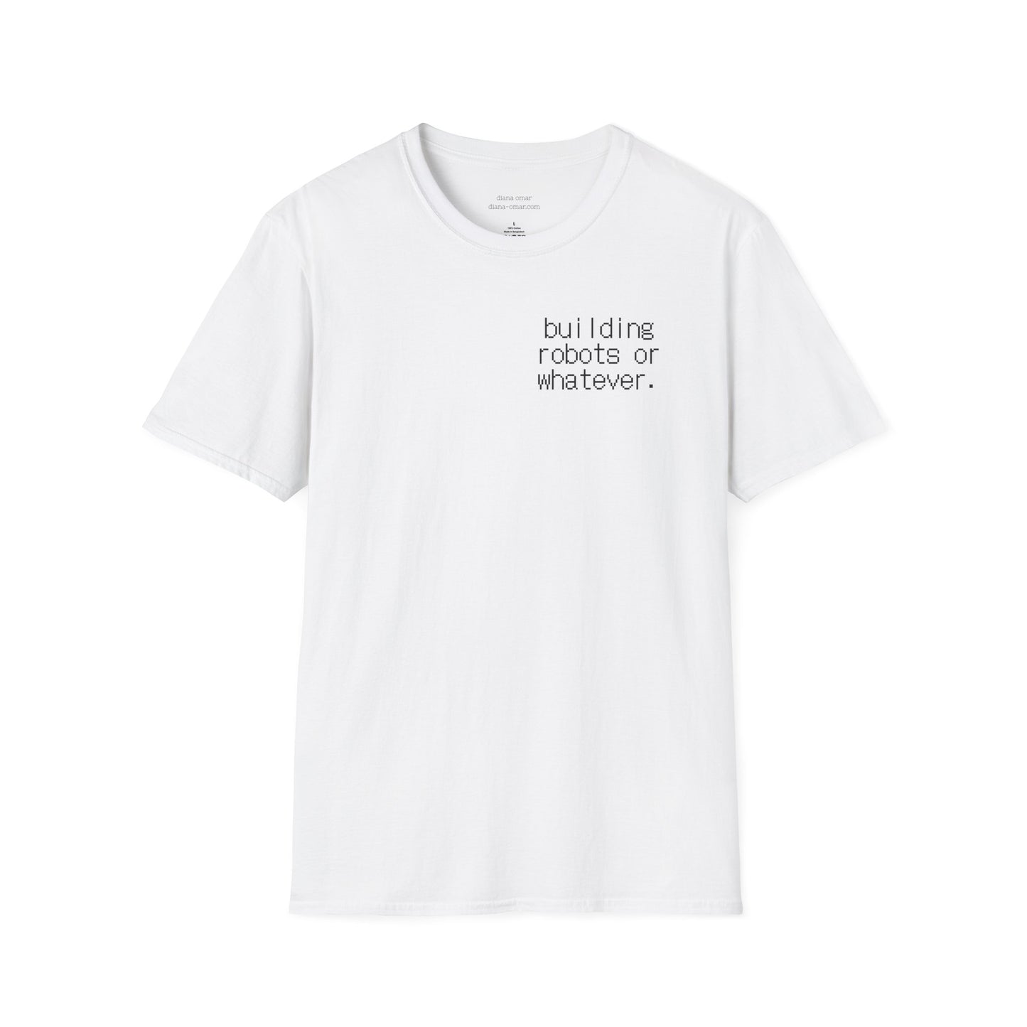 Building Robots or Whatever T-Shirt — Minimalist STEM Tech Tee